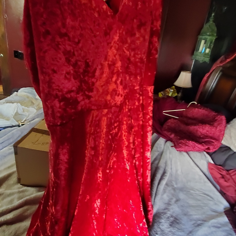 Red dress